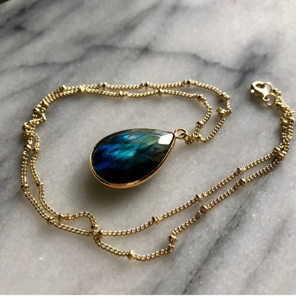 ❤️ LAST ONE ❤️ 14K Gold Plated Boho Necklace - Picture 2 of 4